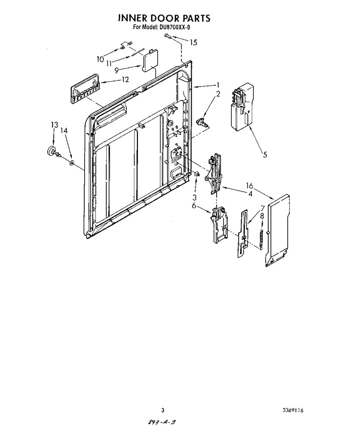 Diagram for DU8700XX0