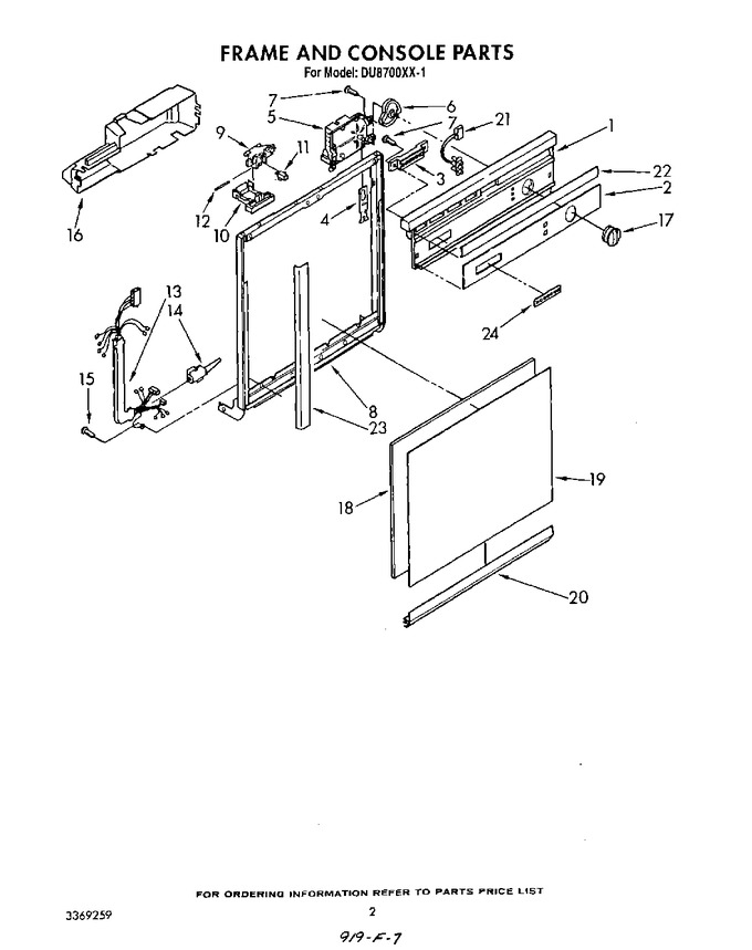 Diagram for DU8700XX1