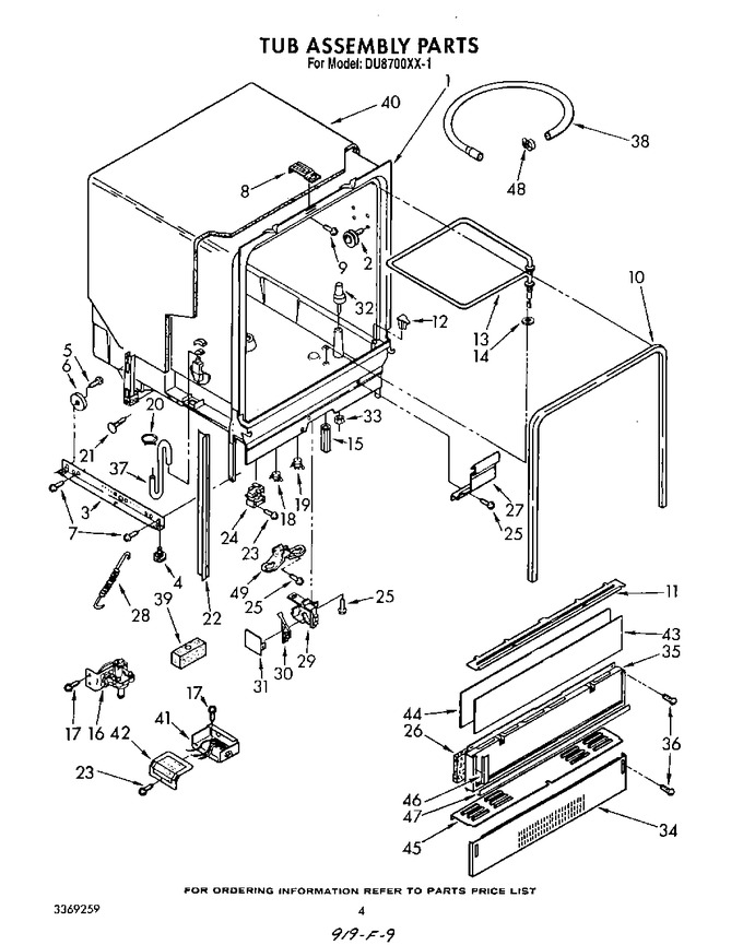 Diagram for DU8700XX1