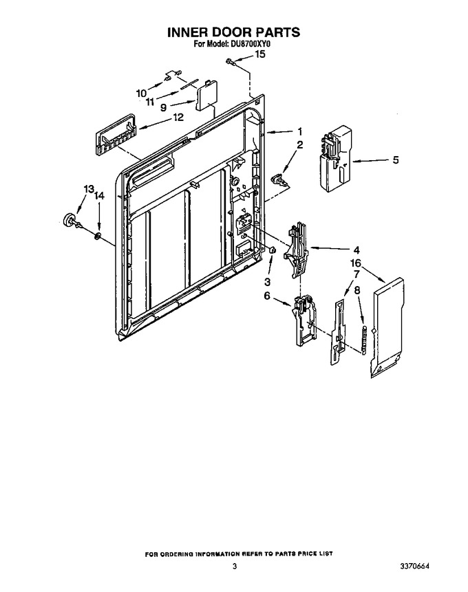 Diagram for DU8700XY0