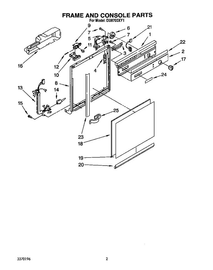 Diagram for DU8700XY1