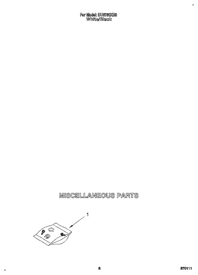 Diagram for DU8750XB0