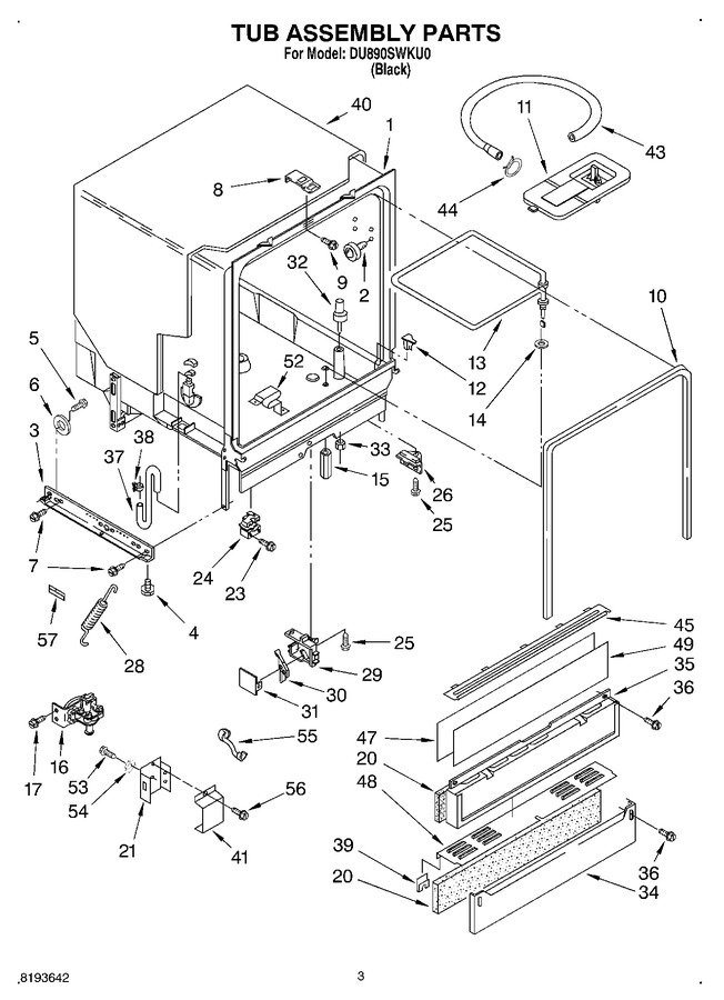 Diagram for DU890SWKU0
