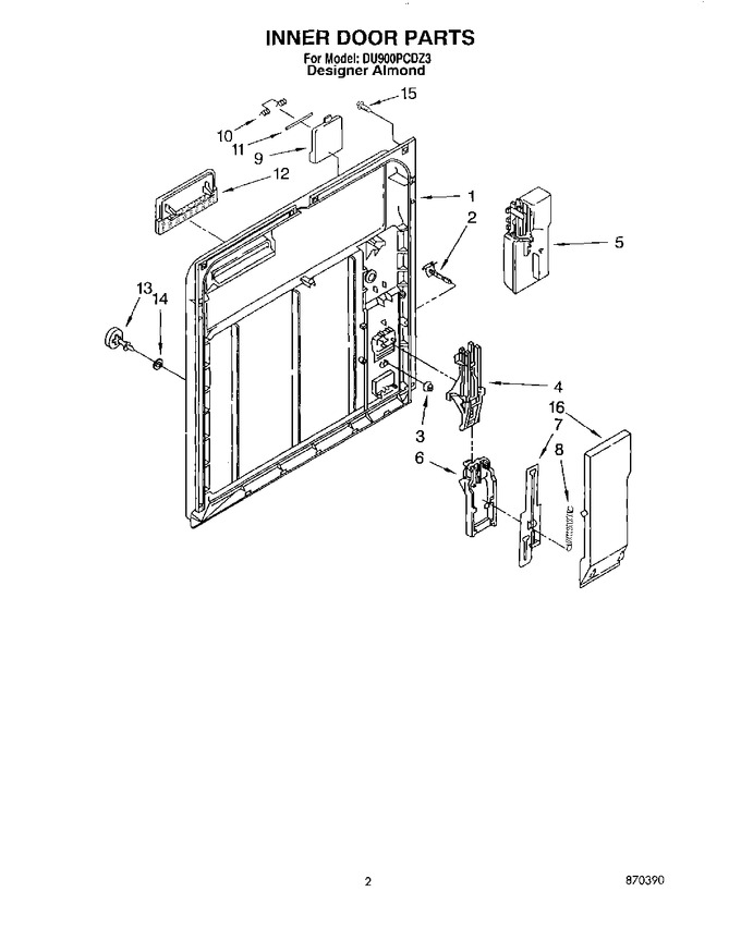 Diagram for DU900PCDZ3