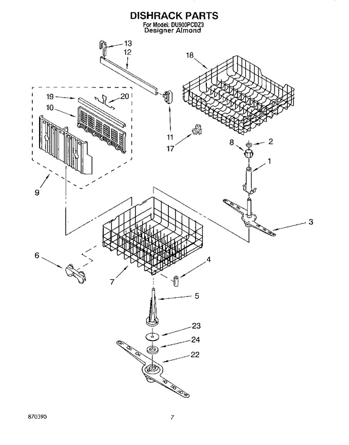 Diagram for DU900PCDZ3