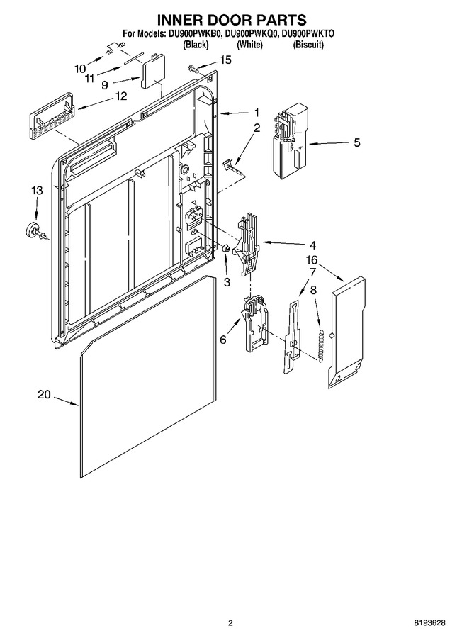 Diagram for DU900PWKT0