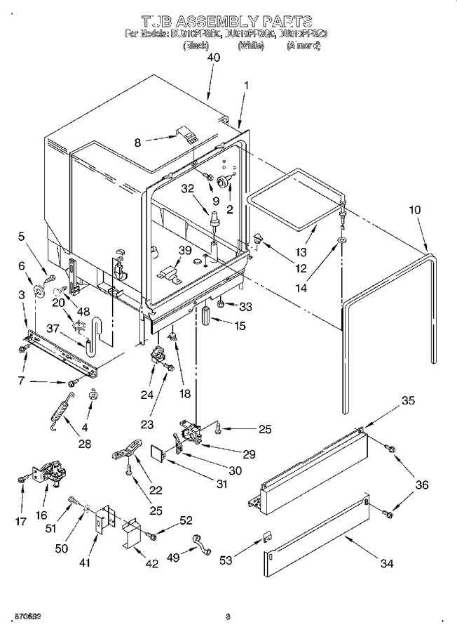 Diagram for DU910PFGZ0