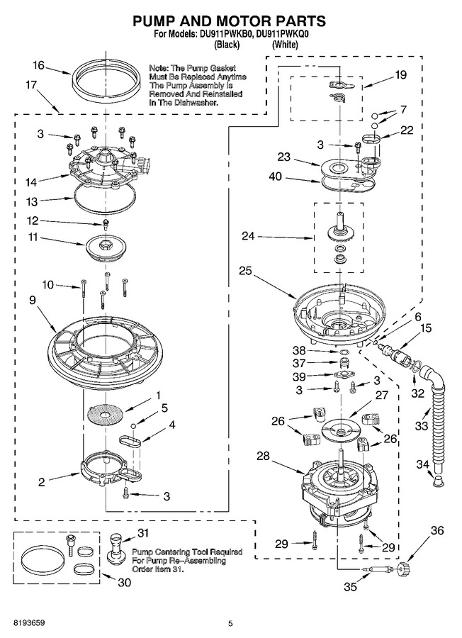 Diagram for DU911PWKQ0