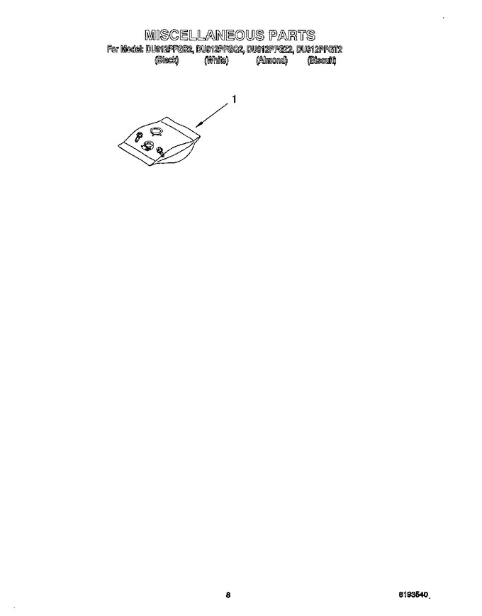 Diagram for DU912PFGB2
