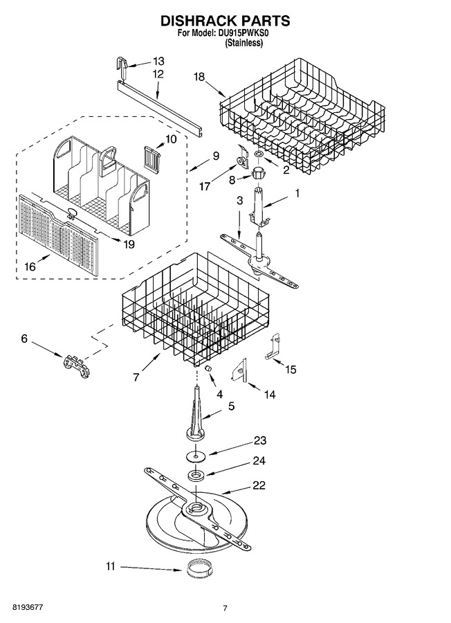Diagram for DU915PWKS0