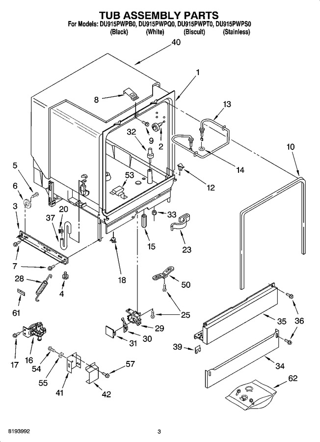 Diagram for DU915PWPQ0