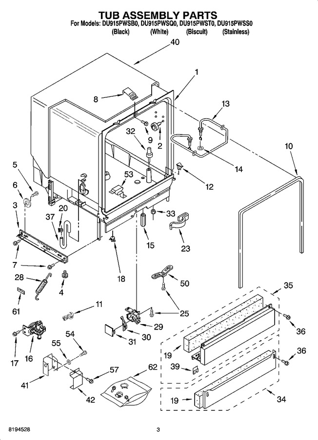 Diagram for DU915PWSB0