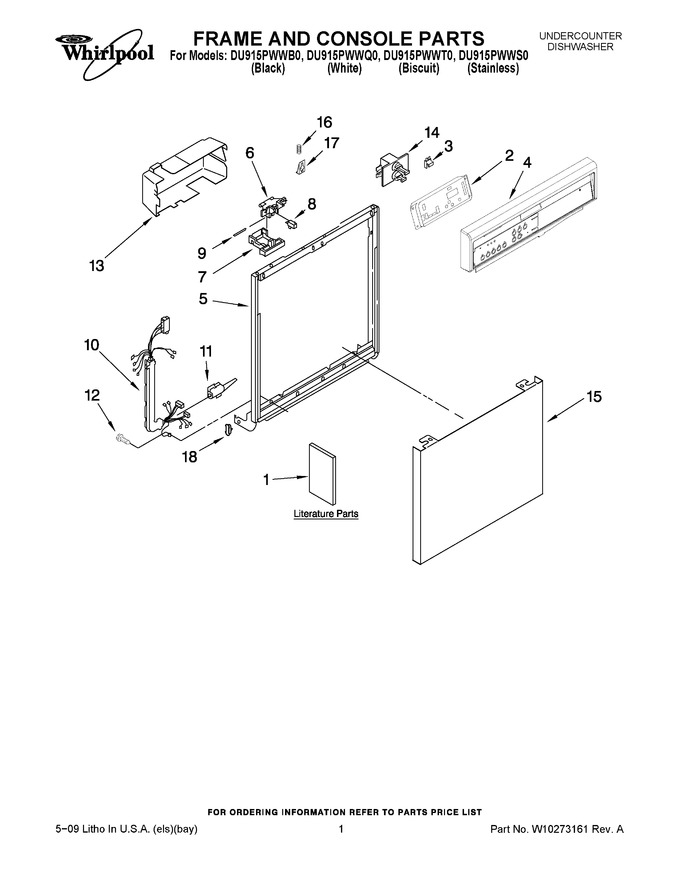 Diagram for DU915PWWQ0