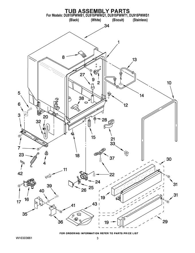 Diagram for DU915PWWT1