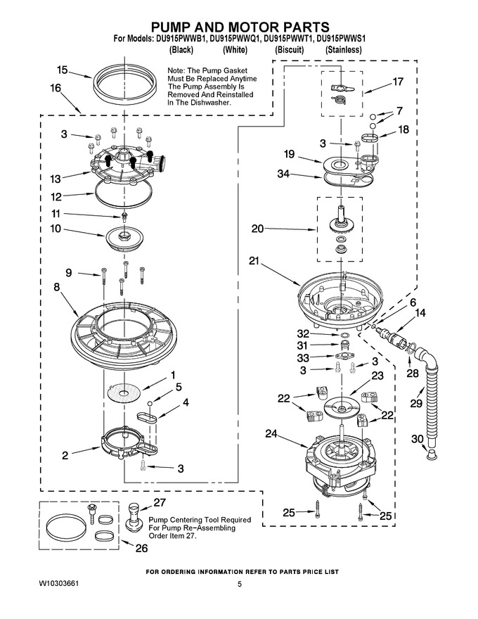 Diagram for DU915PWWS1
