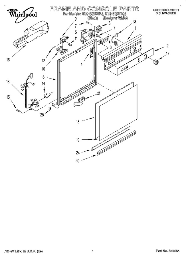 Diagram for DU915QWDB6