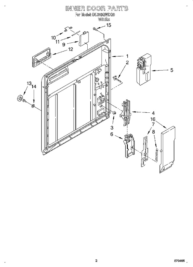 Diagram for DU915QWDQ0