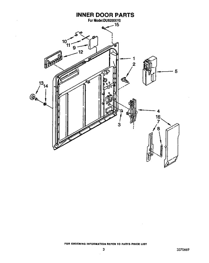Diagram for DU9200XY0
