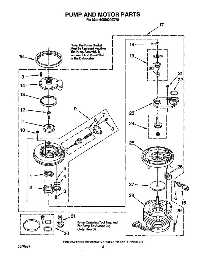 Diagram for DU9200XY0