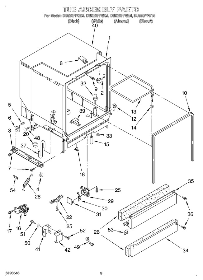 Diagram for DU920PFGQ4