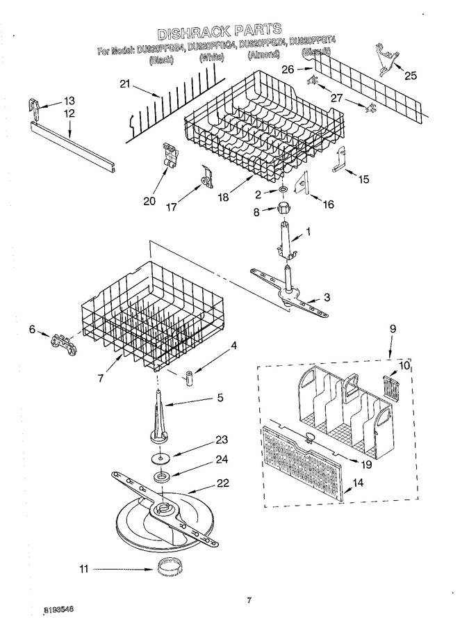 Diagram for DU920PFGZ4
