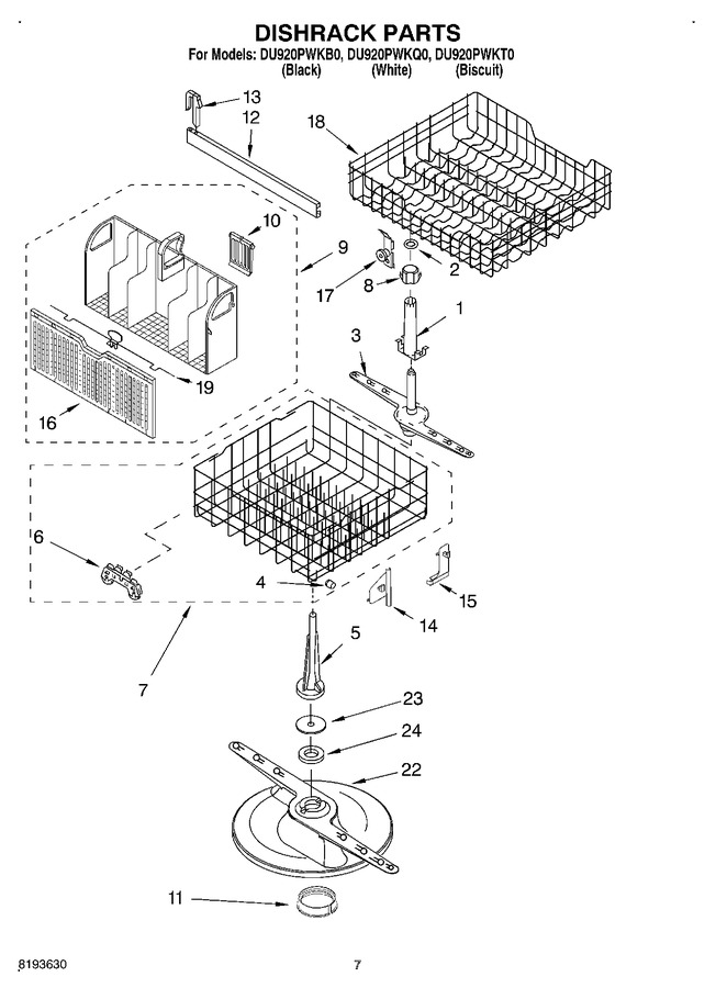 Diagram for DU920PWKT0