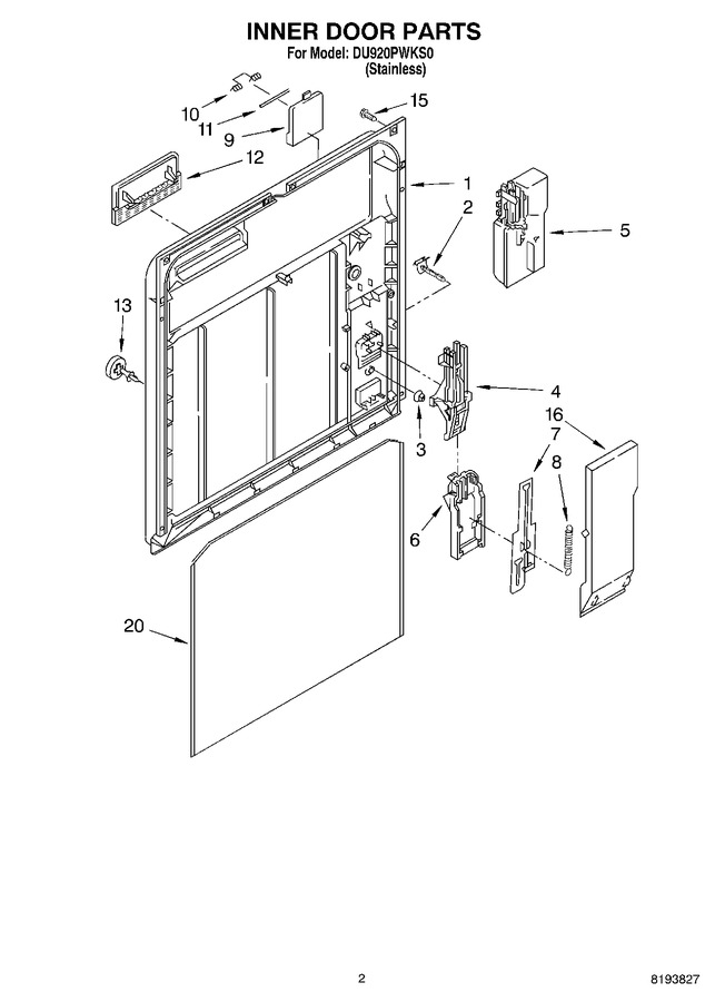 Diagram for DU920PWKS0