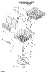 Diagram for 05 - Dishrack Parts