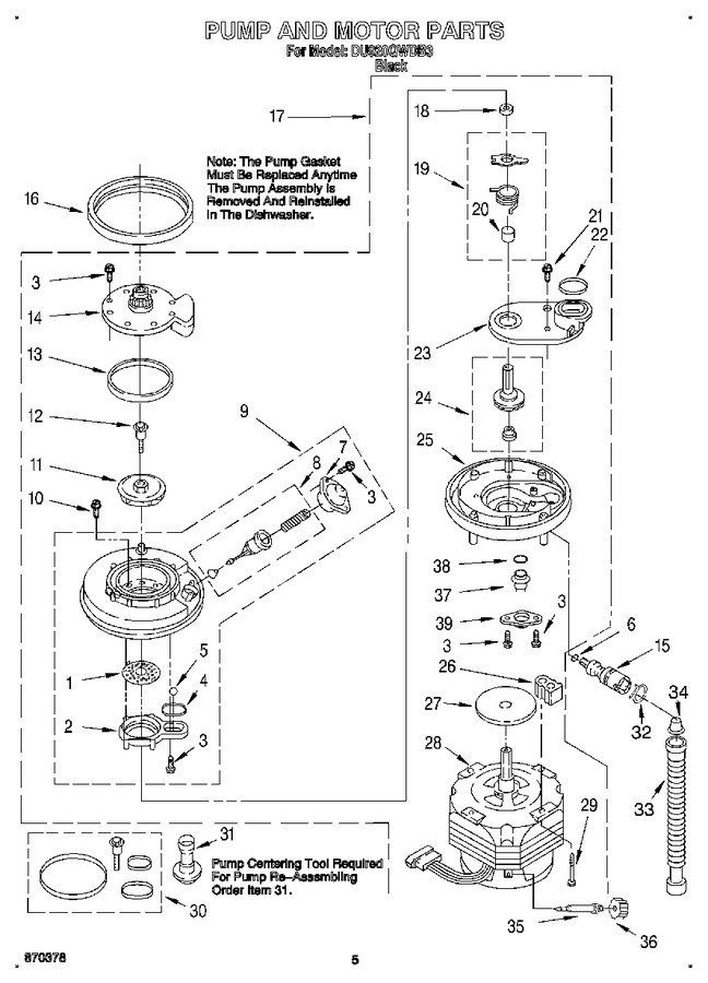 Diagram for DU920QWDB3