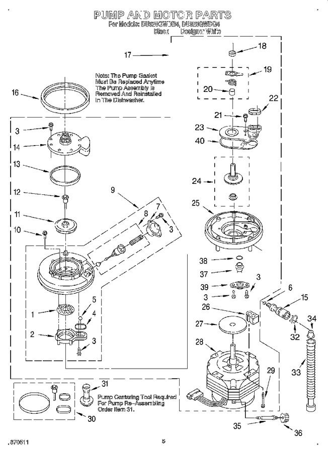 Diagram for DU920QWDB4