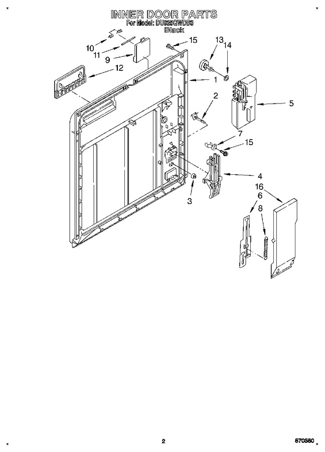 Diagram for DU925QWDB3