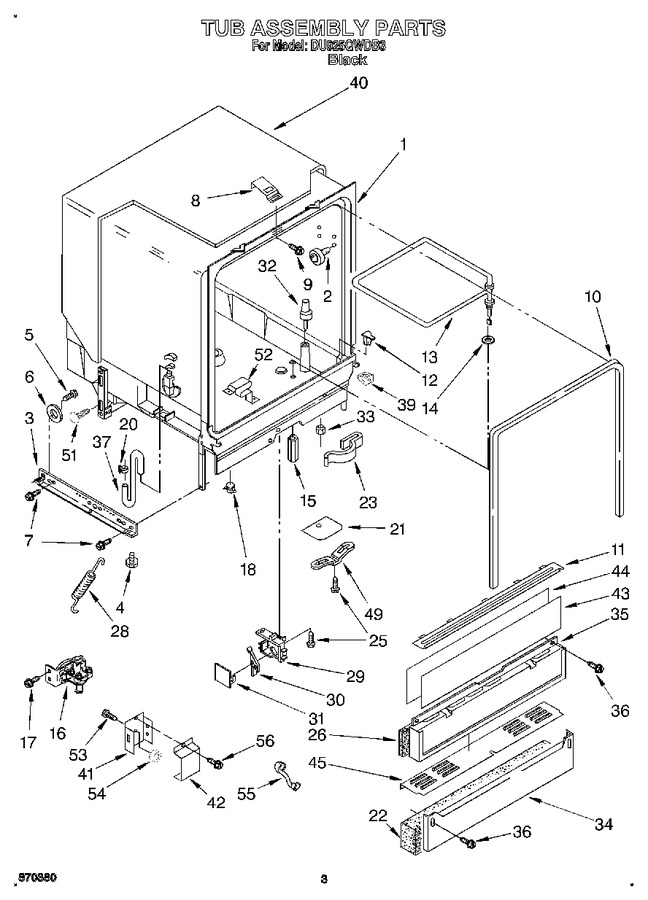 Diagram for DU925QWDB3