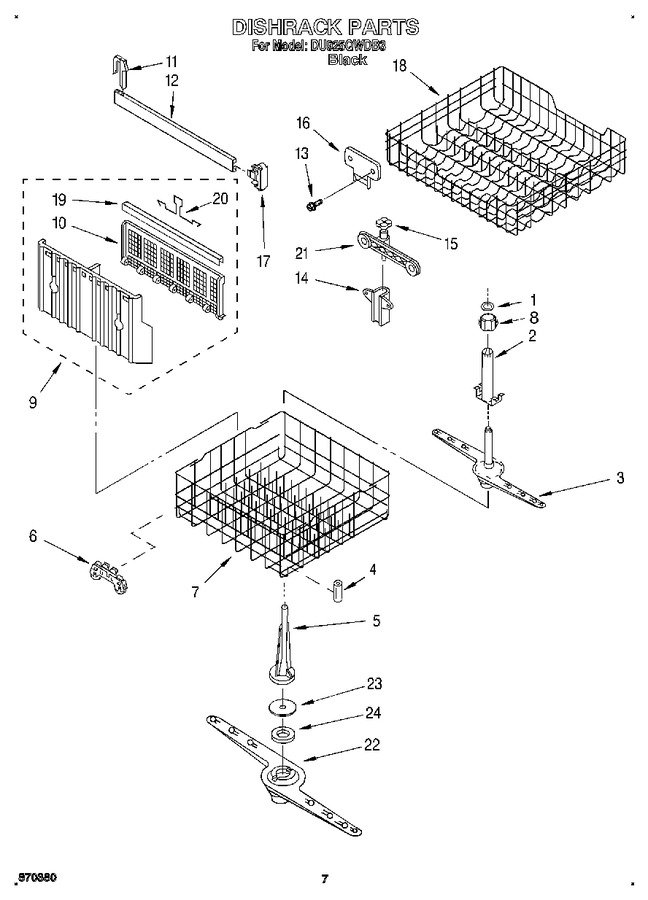 Diagram for DU925QWDB3