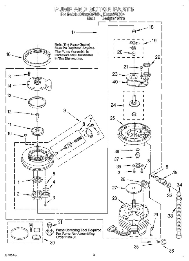 Diagram for DU925QWDB4
