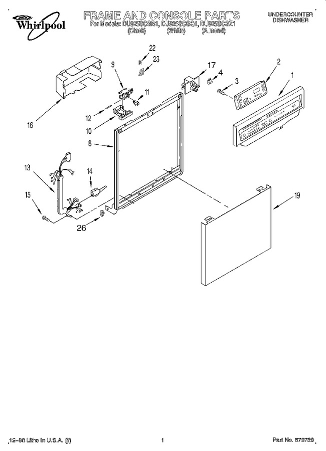 Diagram for DU925SCGQ1
