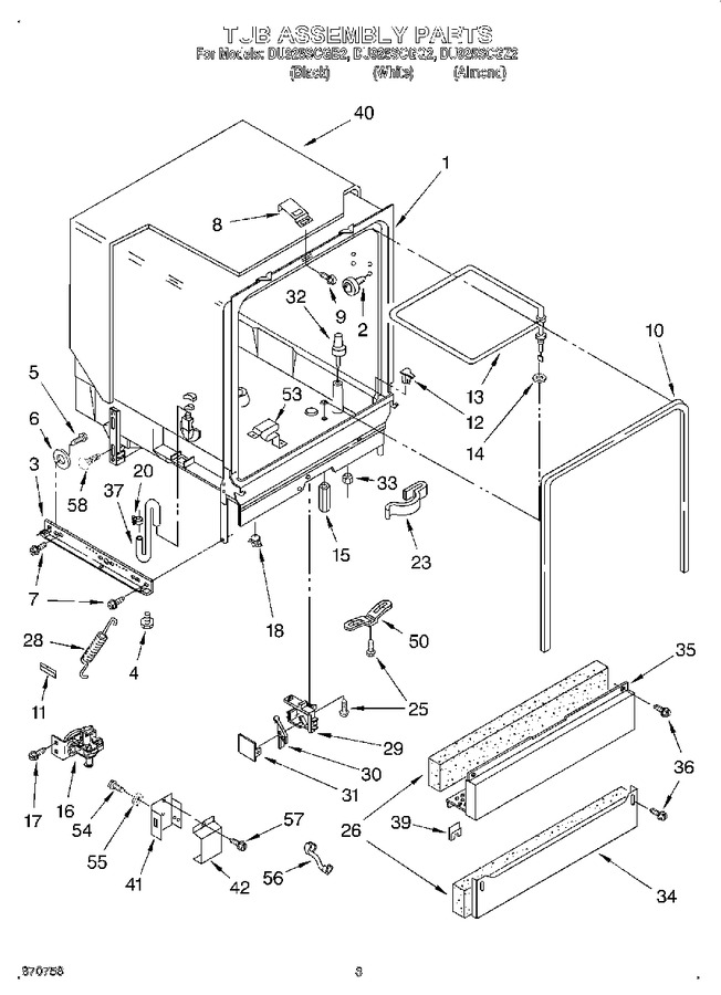 Diagram for DU925SCGZ2