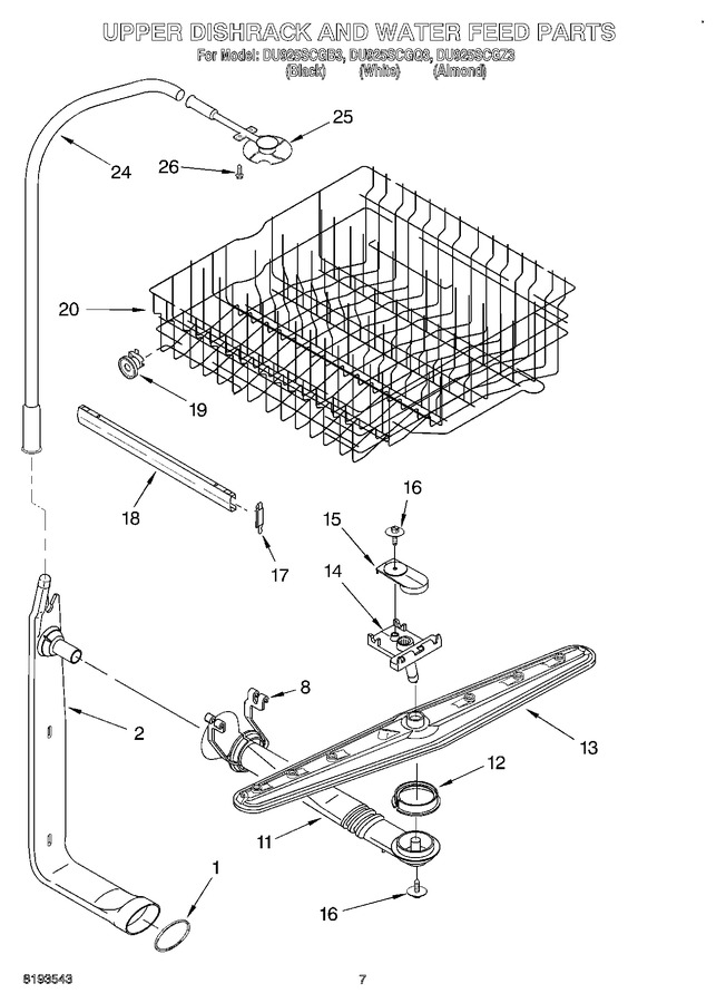 Diagram for DU925SCGZ3
