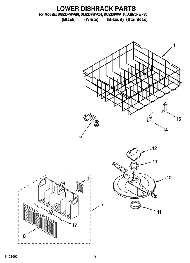 Diagram for DU930PWPQ0