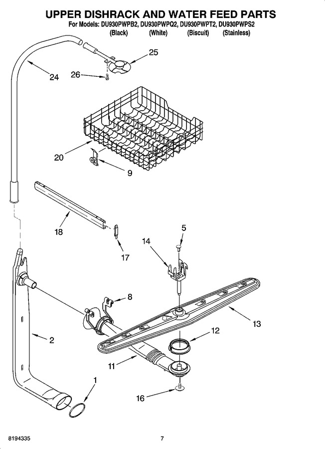 Diagram for DU930PWPT2