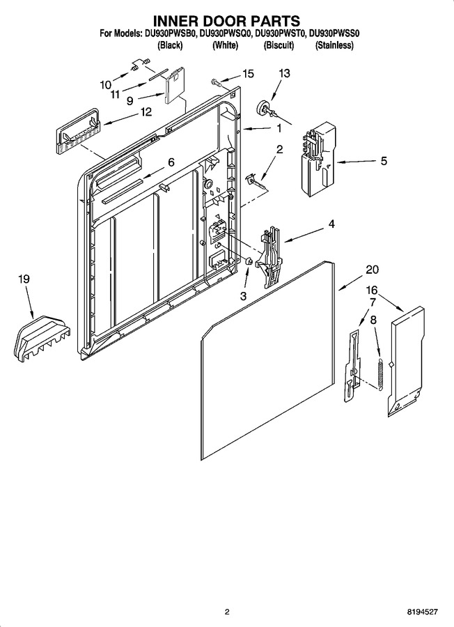 Diagram for DU930PWSQ0