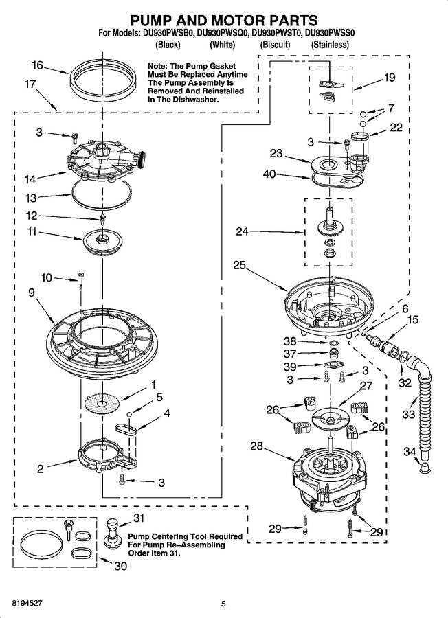 Diagram for DU930PWSQ0