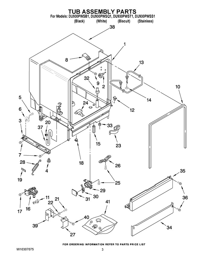 Diagram for DU930PWSB1