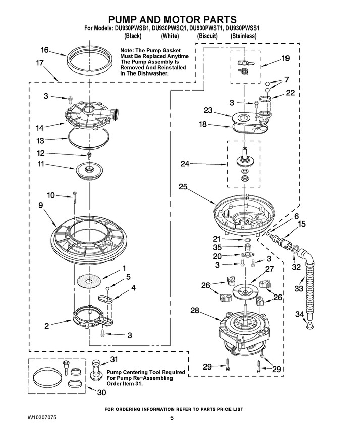 Diagram for DU930PWSB1