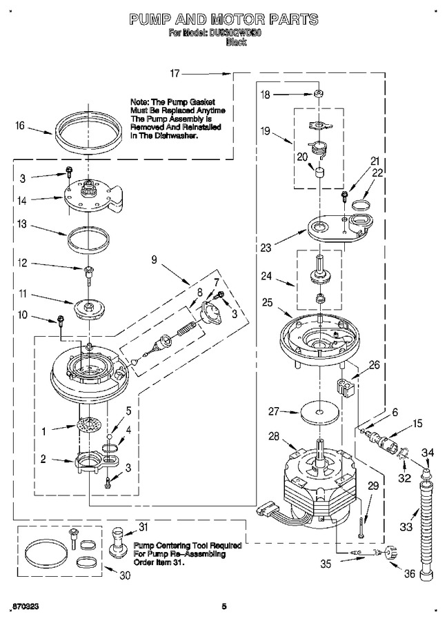 Diagram for DU930QWDB0