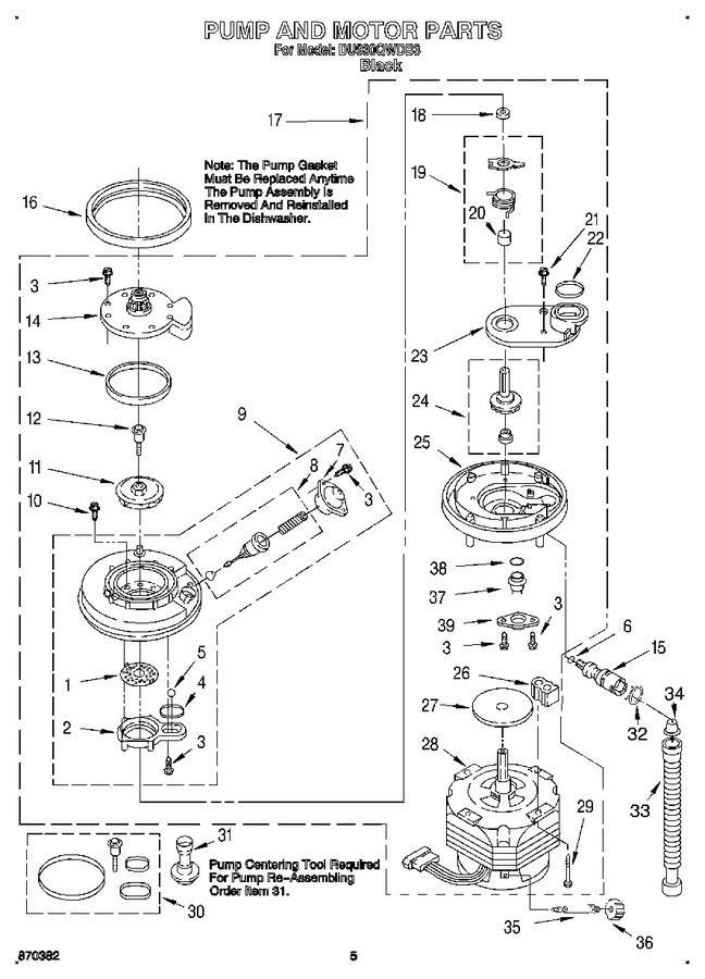 Diagram for DU930QWDB3