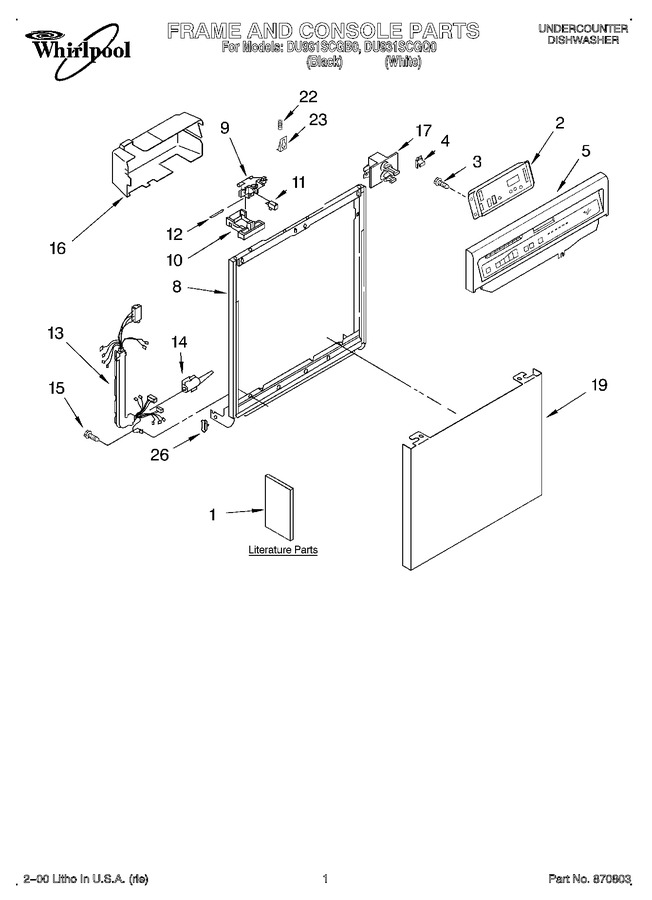 Diagram for DU931SCGQ0
