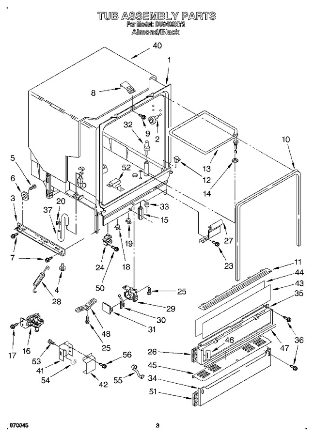 Diagram for DU9400XY2