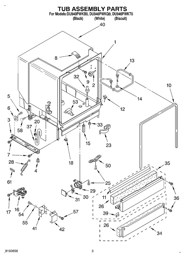 Diagram for DU940PWKT0