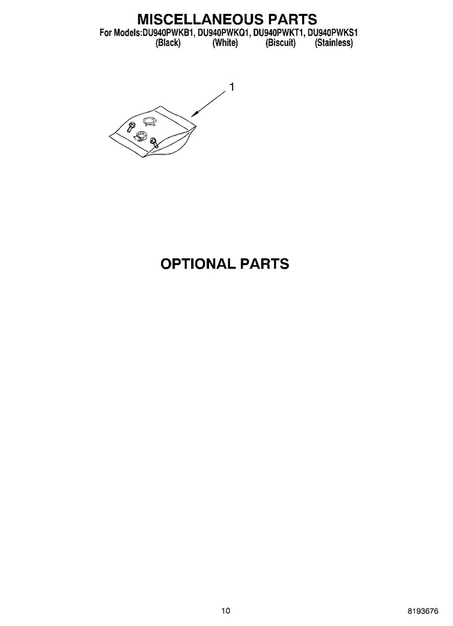 Diagram for DU940PWKS1