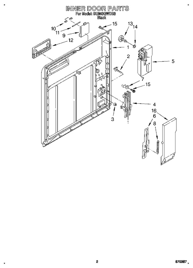 Diagram for DU940QWDB3
